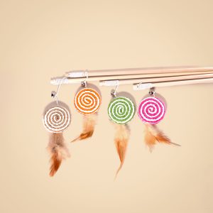 Braided Lollipop Cat Teaser Stick