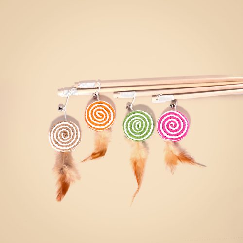 Braided Lollipop Cat Teaser Stick
