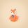 Fox Toy with Squeaker