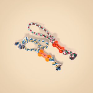 Tri-Color Handheld Rope Bone