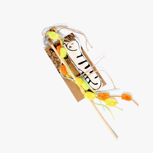 Yarn Ball Cat Teaser Wand