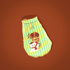 IMG_8976 拷贝1 Striped Puffer Jacket - 300G Thickened