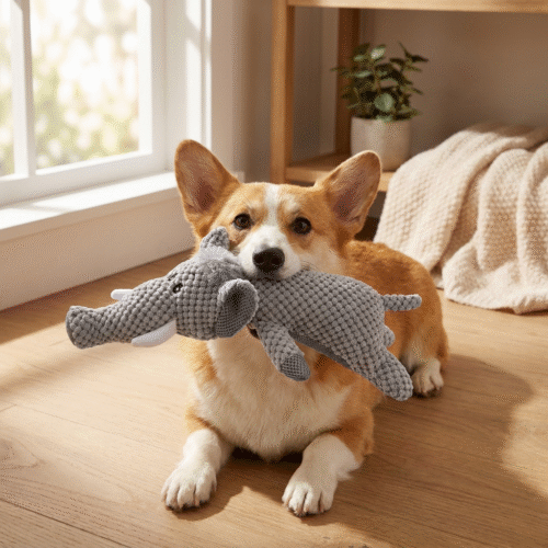 Plush Animal Squeaky Dog Toys
