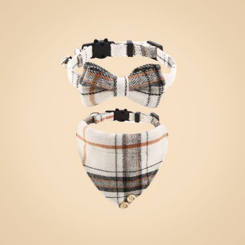 43421740940019_.pic 拷贝 Plaid Cat Collar