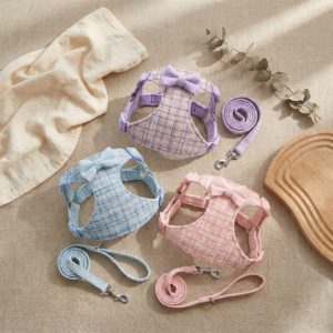 Snoopaw_All_Colors_No_Border Chic Tweed Pet Harness & Leash Set