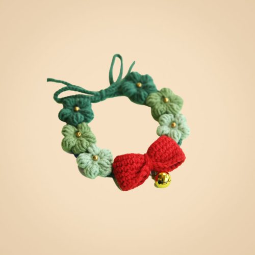 Handmade Kintted Pet Collar