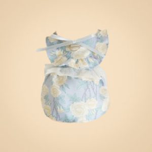 图片3 拷贝 Floral Blue Ruffle Pet Dress