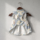 Floral Blue Ruffle Pet Dress