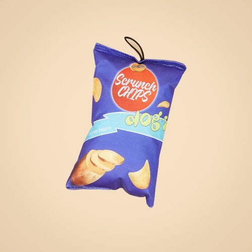Squeaky Dog Toy – Crispy Snack Bag Series