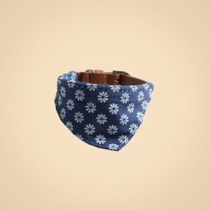 WechatIMG8217 拷贝 Blue Denim Daisy Dog Bandana