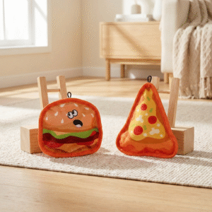 🍕 Squeaky Food-Themed Toys