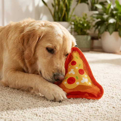 🍕 Squeaky Food-Themed Toys